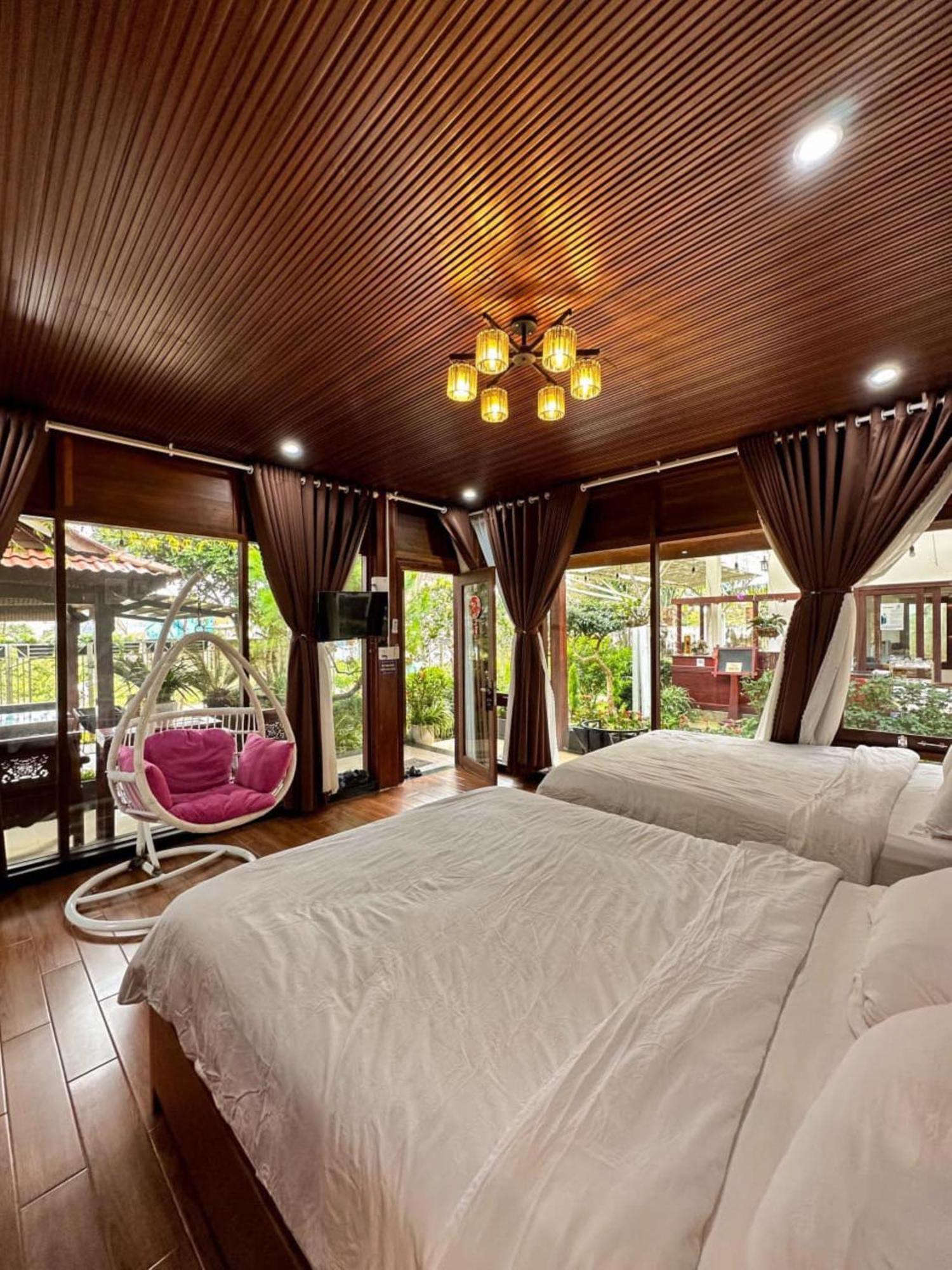 Vuon Tra Homestay Mang Den Kon Von Kla 外观 照片