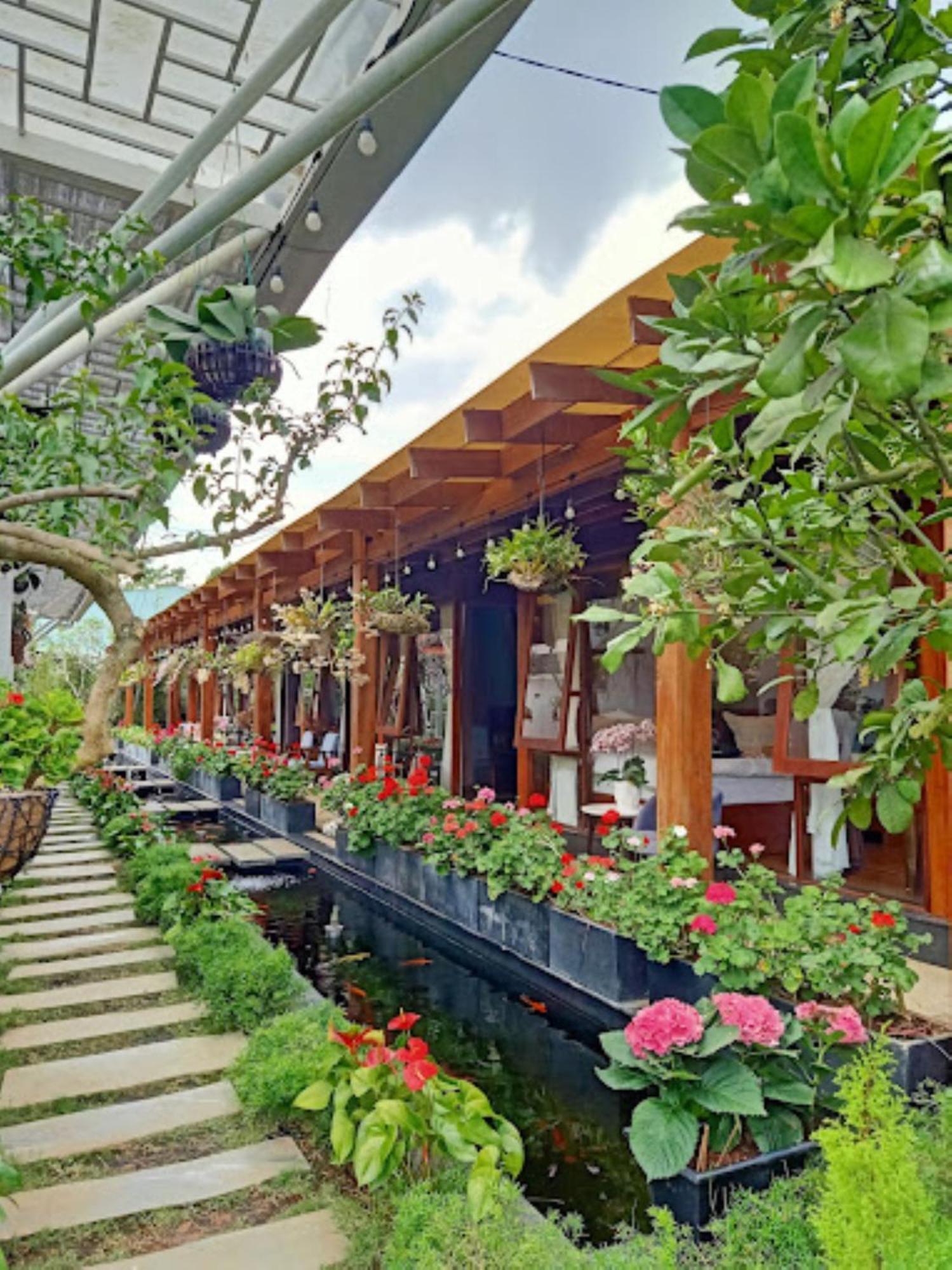 Vuon Tra Homestay Mang Den Kon Von Kla 外观 照片