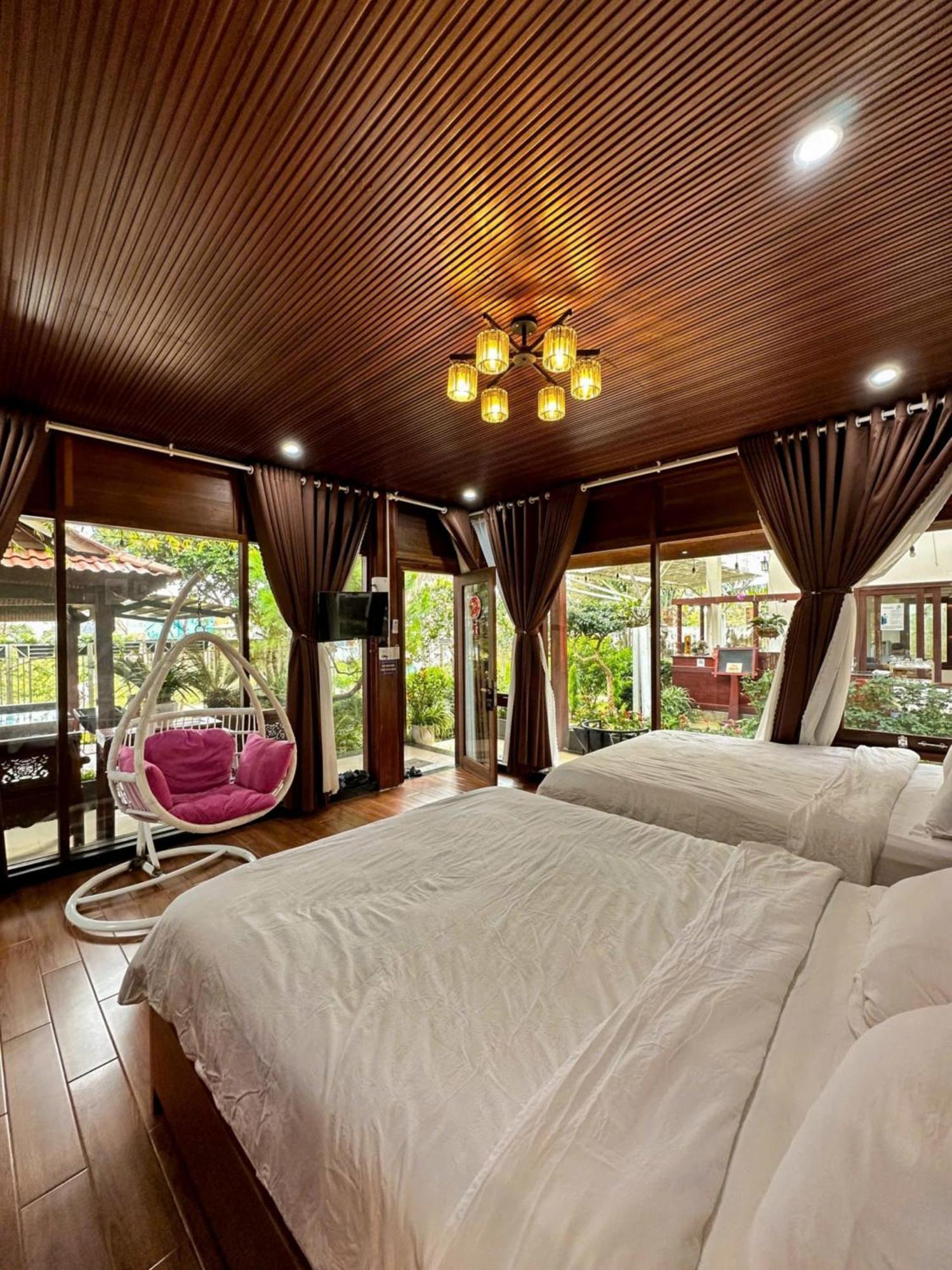 Vuon Tra Homestay Mang Den Kon Von Kla 外观 照片