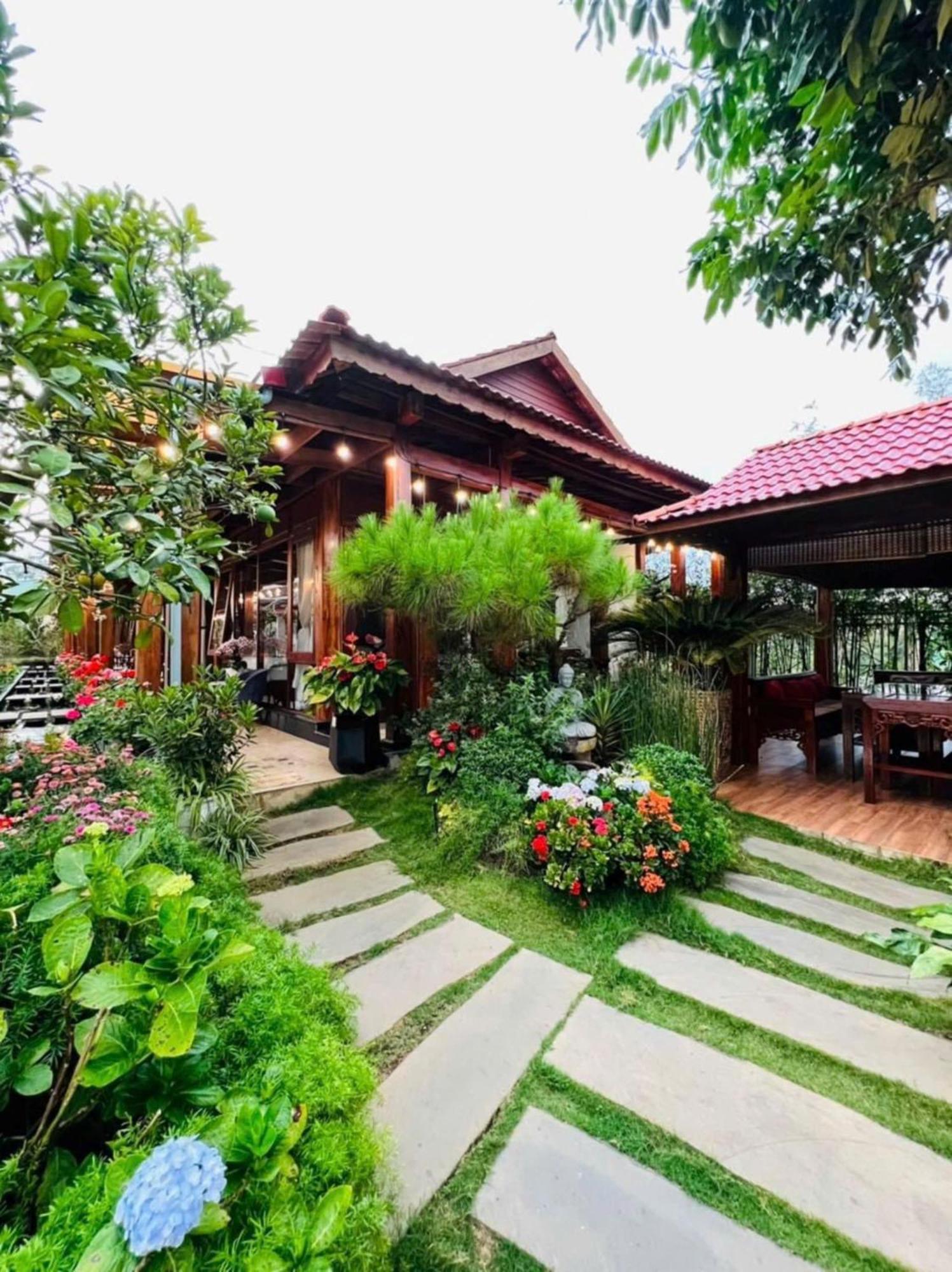 Vuon Tra Homestay Mang Den Kon Von Kla 外观 照片