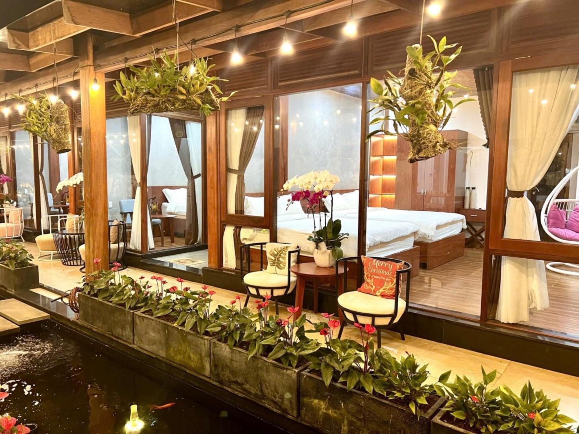 Vuon Tra Homestay Mang Den Kon Von Kla 外观 照片